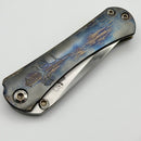 Marfione Custom Knives & Borka Blades SBTF Mirror M390 & Joint Logo Cosmic Scales