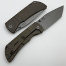 McNees Performance Machined Mac 2 3.5" Atomic Bronze Jigged Bolster w/ Tanto MagnaCut Gen 2