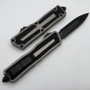 Microtech Scarab 2 Gen 3 Tactical D/E Full Serrated w/ Natural Clear Handle 1280-3NC