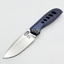 Poikilo Blade Gecko Midtech 4 ZircuTi Handles w/ Zirc Accents & Hand Satin M398