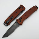 Benchmade Bailout Burnt Copper Aluminum Handles & Serrated DLC Battlewash MagnaCut 537SBK-07