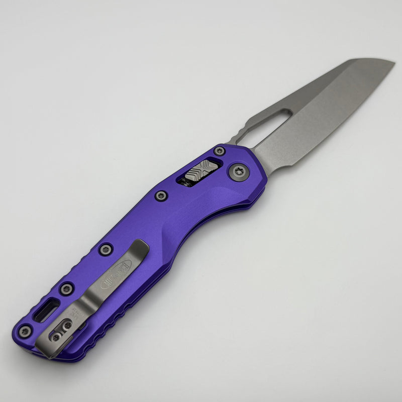 Microtech Knives MSI RAM LOK Purple Aluminum & Stonewash M390MK 210-10PU
