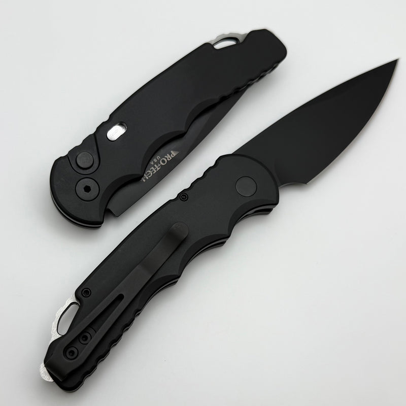 Pro-Tech TR-5 Black Handle w/ DLC S35VN Blade T503