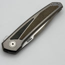 Pena X Series Cobra Flipper w/ Green/Black Micarta Inlays & CPM-M4