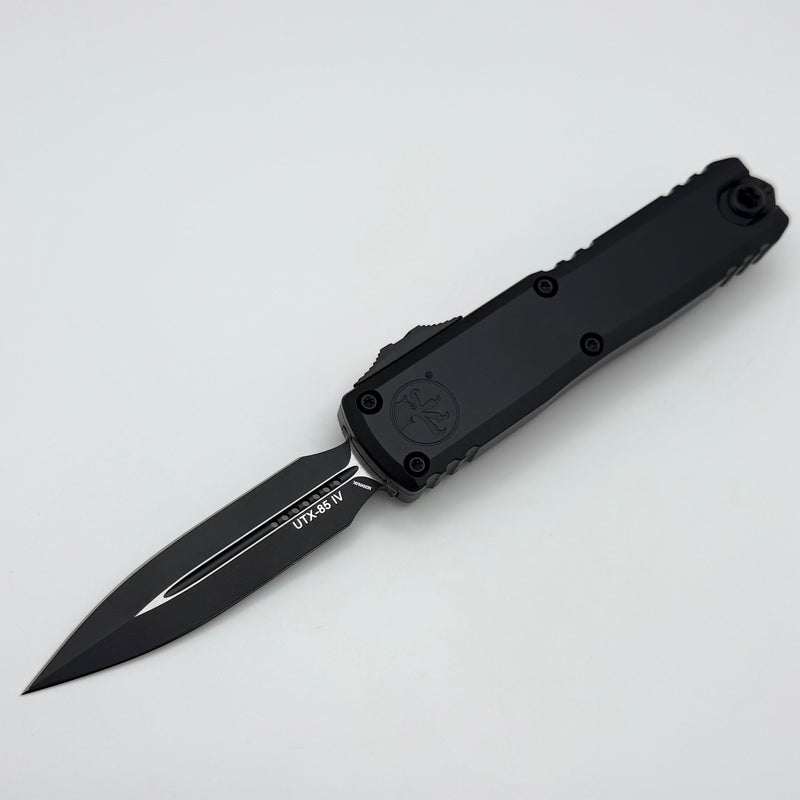 Microtech UTX-85 Gen IV w/ Black Handle & Black D/E M390MK 12324-1T