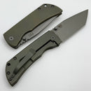McNees Performance Machined Mac 2 3.5" Atomic Green/Bronze w/ Tanto MagnaCut Gen 2