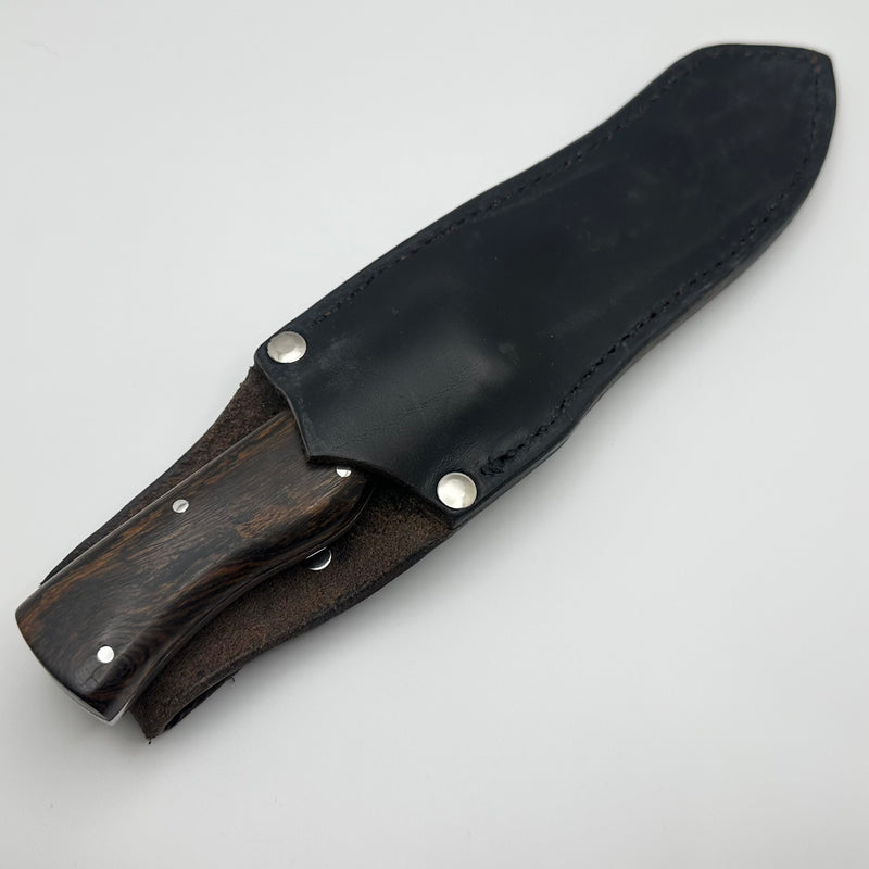 Iron Witness Classic Drop Point Skinner Fixed Blade  w/ Bocote Handles & 1075 Blade