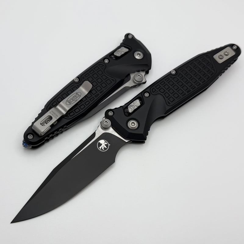 リョーマ　4Uブラック　MCH60 Microtech Socom Ram-Lok Tactical w/ Black Aluminum Frag Handles & S/E
