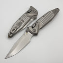 Marfione Select Microtech Socom Ram-Lok Titanium Frag Handles w/ Bronze Accents & Spear Point Stonewash M390MK 160RL-10FRSMS2