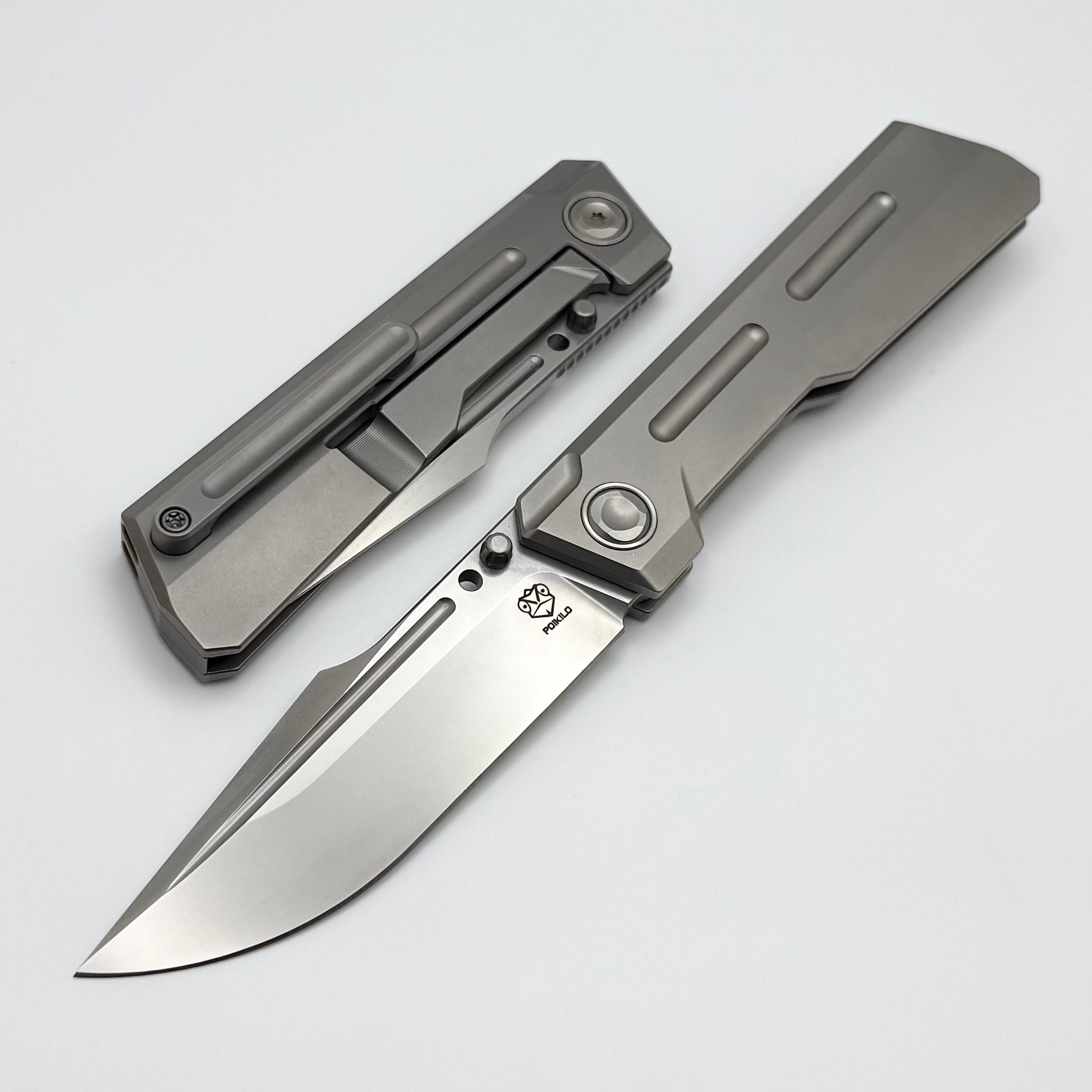 Poikilo Blade Marlin Standard 1 Pearlescent Stonewash w/ Titanium Hand