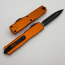 Microtech Ultratech Gen IV D/E Double Full Serrated Black Tactical w/ Orange Handle 11224-D3OR