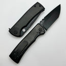 Chaves Knives Redencion 229 Kickstop PVD & Black Micarta Inlays w/ M390 PVD Two Tone Tanto
