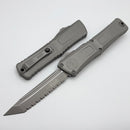 Microtech Knives Combat Troodon Gen III Cerakote "Titanium Gray" Full Serrated Tanto 1144-3CTG