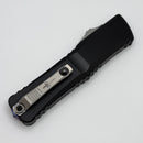 Marfione Custom Knives Combat Troodon LT Gen III Mirror Polished D/E w/ Black Handle & Purple Anodized Breaker