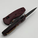 Benchmade Mini Barrage Redstone Richlite & S30V Drop Point 585BK-04