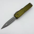 Microtech UTX-85 Gen III w/ OD Green Handle & Apocalyptic D/E M390MK 1232-10APOD
