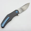 Holt Bladeworks Renegade w/ Checkered Titanium Handles & Stonewash M390 92