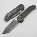 Microtech Knives LUDT Gen III Apocalyptic Tanto Titanium Frag Handles & Full Serrated Apocalyptic M390MK 1136-12APFRMS1
