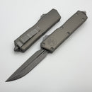 Microtech Scarab 2 Gen 3 Executive w/ Natural Clear Handle & D/E-S Apocalyptic M390MK 1181-10APNC