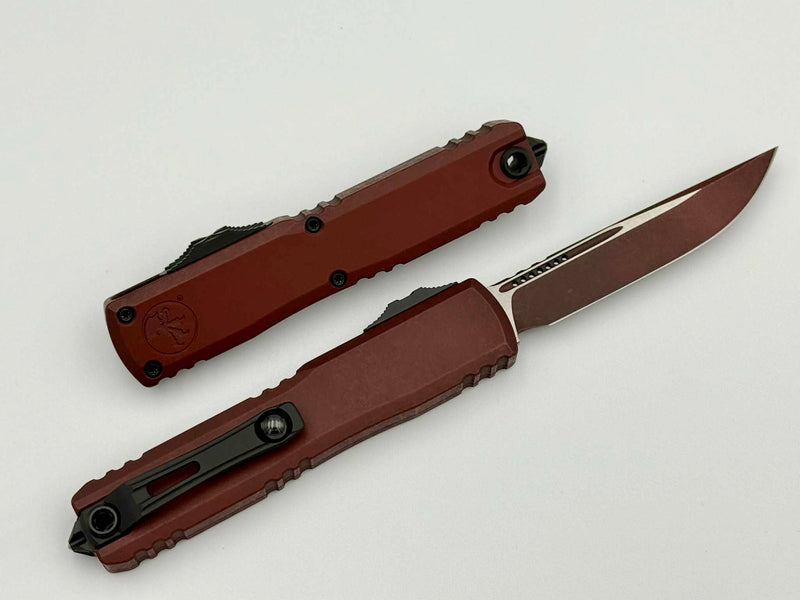 Microtech Ultratech ZBP S/E Weathered Crimson 1121-1WCM