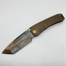 Medford Marauder Full Size "Old School" Tumbled Bronze Titanium Handles w/ 0.26" Vulcan 3V Tanto