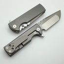 Chaves Knives T.A.K Ambidextrous Knife Drop Point M390 & Titanium Integral Gen 2