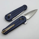 Benchmade Lowden w/ Crater Blue Aluminum Handles & M390 First Production 491