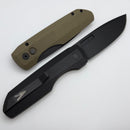 Pro-Tech Vero Designs Synapse Auto w/ Green Linen Micarta/Aluminum Handle & DLC MagnaCut VERO1213-GRN MIC