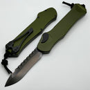 Heretic Hydra V3 OD Green Aluminum Handle & DLC Recurve MagnaCut H008-6A-GRN