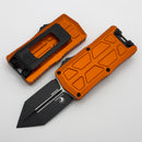 Microtech Exocet II w/ Orange Aluminum Handle & Black Spartan M390MK 1155-1OR