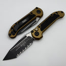 Microtech Knives LUDT Gen III Black F/S Tanto w/ Tan Handle 1136-3TA