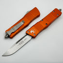 Microtech Combat Troodon Single Edge Stonewash & Orange 143-10OR