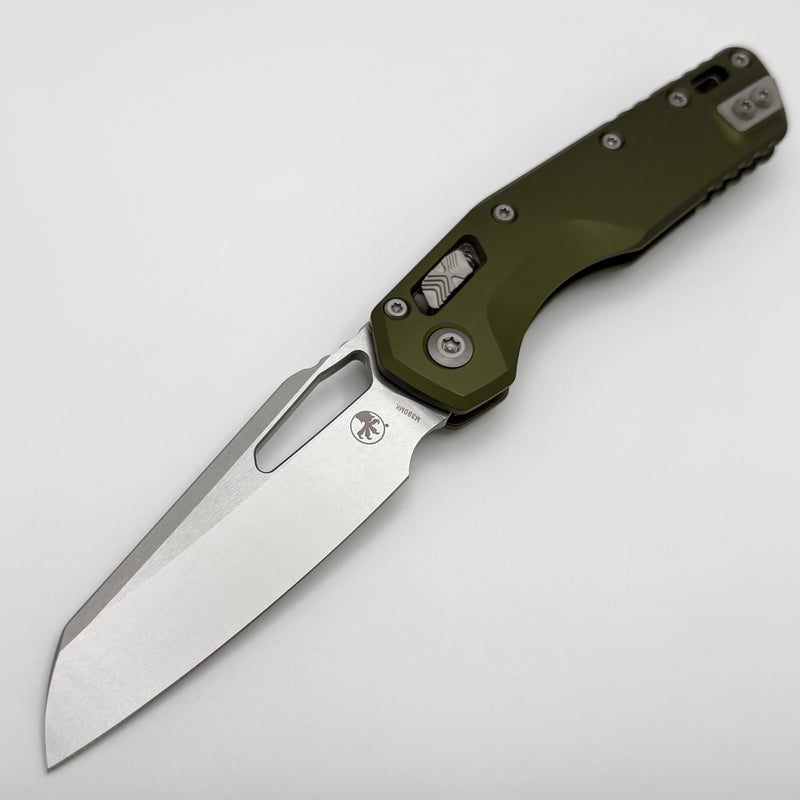 Microtech Knives MSI RAM LOK OD Green Aluminum & Stonewash M390MK 210-10OD