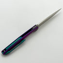 Custom Knife Factory FIF18 Tumbled Titanium Handles & M398 (In House Modified)