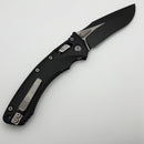 Pre-Owned Microtech Amphibian RAM LOK Black Fluted G-10 & Black M390MK 137RL-1FLGTBK