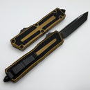 Microtech Scarab 2 Gen 3 Black Spine Fluted Tanto w/ Tan Handle 1279-1TA