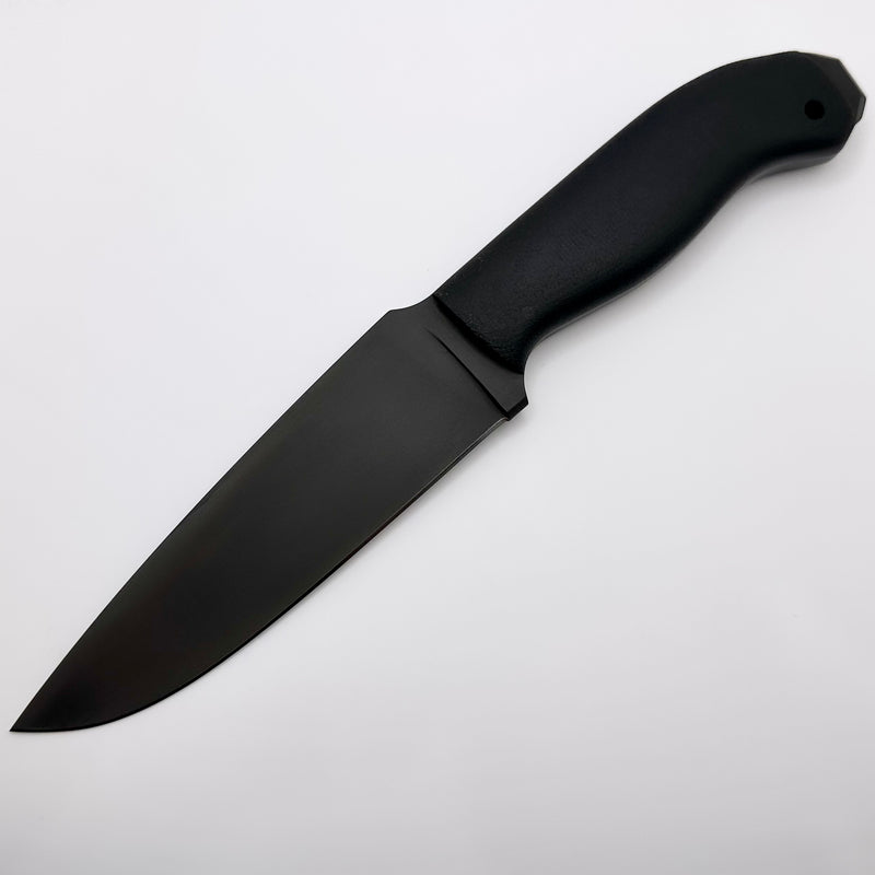 Winkler Knives Drop Point Crusher Black Micarta & 80CrV2 23A69