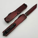 Microtech Ultratech Gen IV T/E Half Tri-Grip Red Abrasion Standard 11234HT-1RDAA