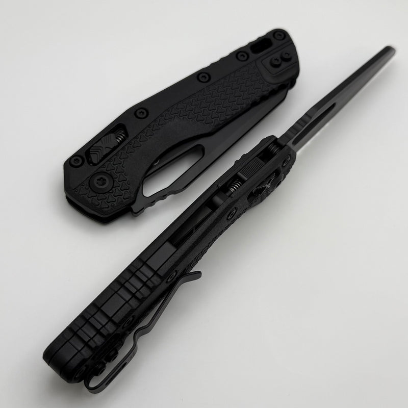 Microtech Knives MSI RAM LOK Tactical Black Polymer & Partial Serrated M390MK 210T-2TPM