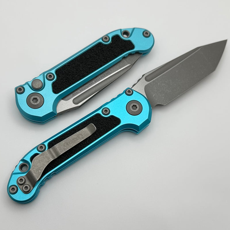 Microtech Knives LUDT Gen III Apocalyptic Tanto w/ Turquoise Handle 1136-10APTQ