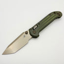 Marfione Select Microtech LUDT Ram-Lok w/ Antique Green Grooved Titanium Handles w/ Bronze Accents & Bronze Tanto 1136RLG-13MS1