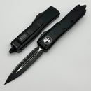 Microtech UTX-85 D/E Black Tactical Fully Serrated 232-3T