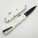 Kershaw Livewire White Cerakote Handles & Black Magnacut Spearpoint 9000WBLK