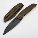 Reate Knives VK-ANUB Bronze Titanium Handles & DLC Elmax