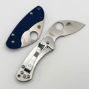 Spyderco Balance w/ Cobalt Blue G-10/Titanium Handle & CPM-SPY27 Sprint Run C141GPCBL