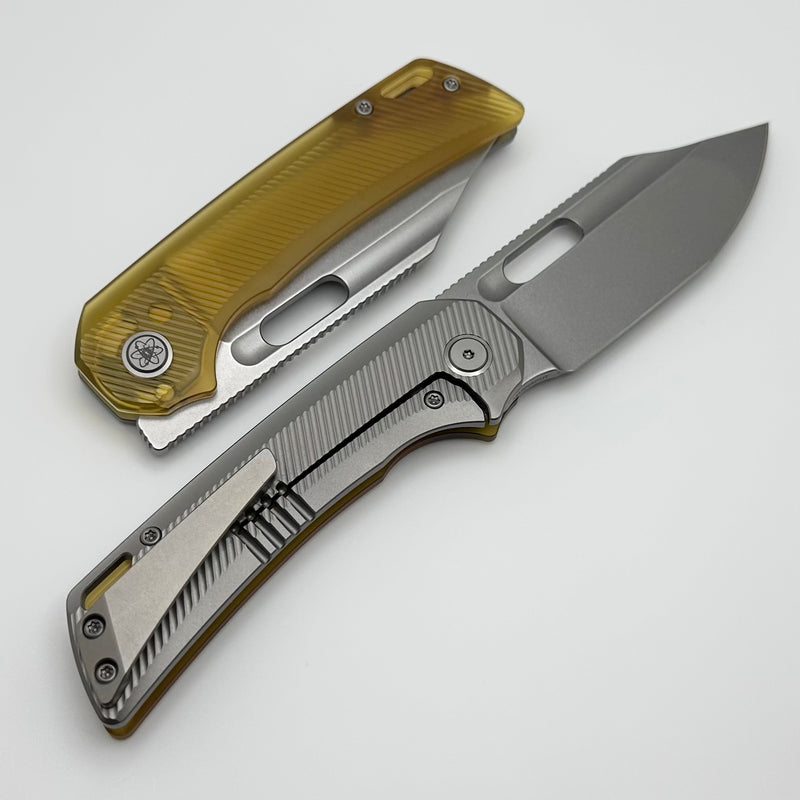 EMP EDC Relative Bowie Milled Ultem/Titanium Handles & Stonewash MagnaCut Special Edition