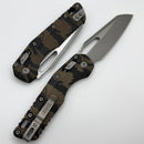 Microtech Knives MSI RAM LOK Tiger Camo Polymer & M390MK Apocalyptic 210T-10APPMTRC
