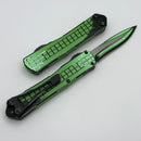 Heretic Knives Manticore S Frag Cel Shade Toxic Green w/ Recurve Magnacut H025F-CS-TX