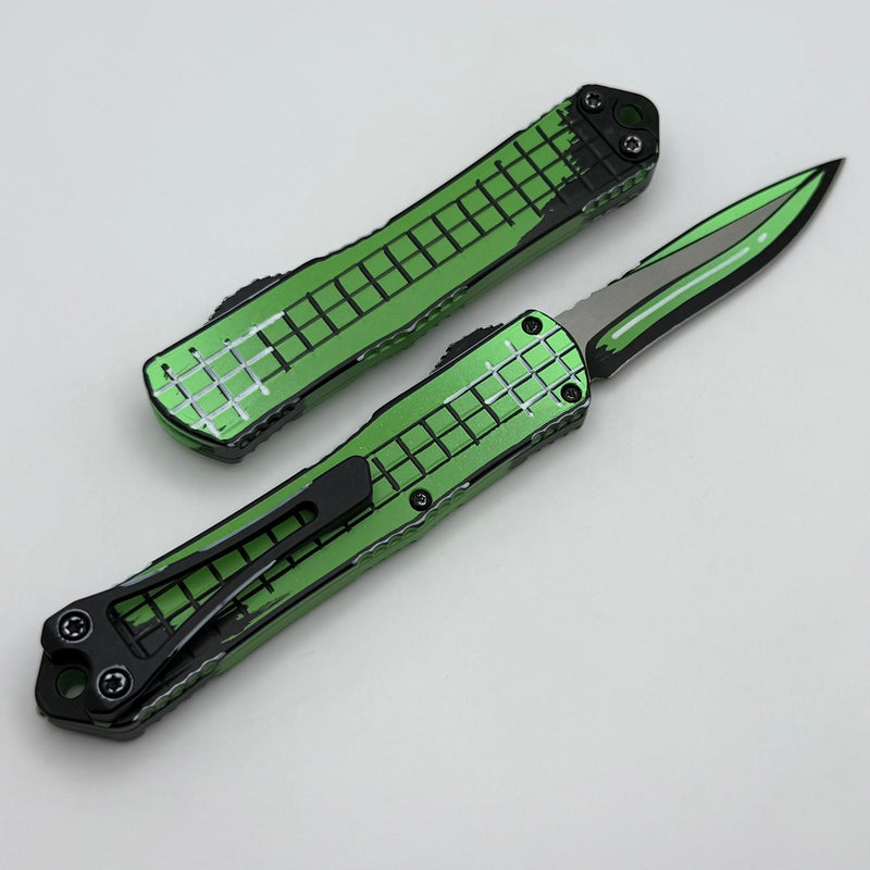 Heretic Knives Manticore S Frag Cel Shade Toxic Green w/ Recurve Magnacut H025F-CS-TX