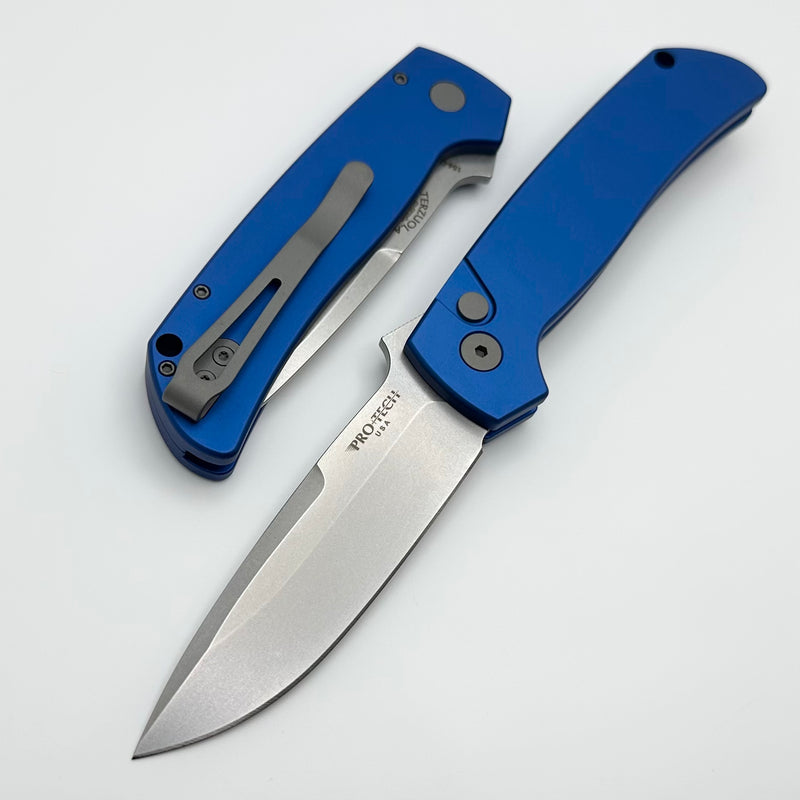 Pro-Tech Terzuola ATCF Blue Aluminum Handles w/ 154CM BT2601-BLUE